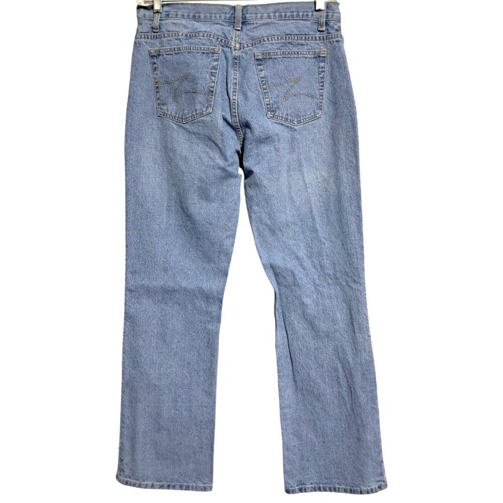 Zena Jeans Womens Size‎ 12 Boot Cut Denim Blue 100% Cotton Casual